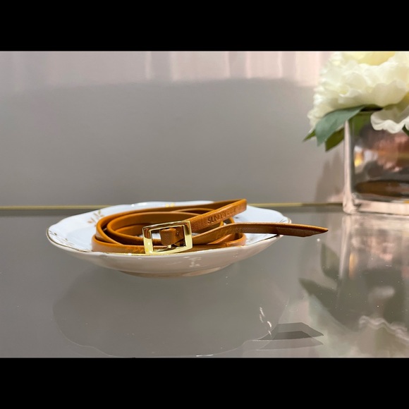 Ultra-thin Sunday best genuine leather belt - Picture 1 of 3